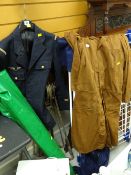 An airman's uniform & overalls