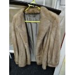 A Sovereign Furs golden mink fur jacket