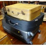 A retro suitcase & two modern suitcases