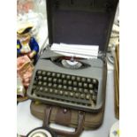 Two vintage typewriters