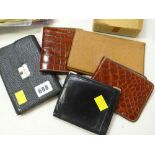 Parcel of vintage gentleman's wallets