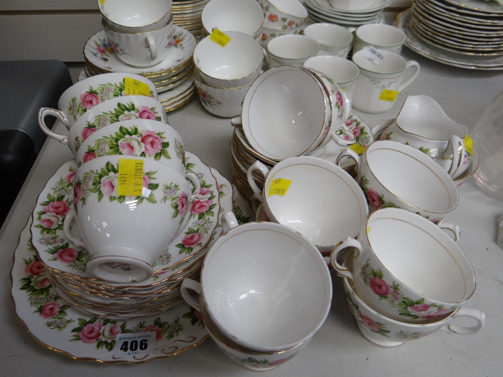 A Colclough bone china teaset