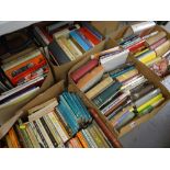 Six boxes of mainly hardback & paperback books, some of Welsh interest, also a collection of Penguin