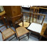 Sundry occasional chairs (5)