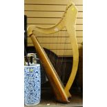 A modern lightwood harp