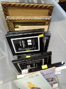 Crate of various vintage & modern picture & photograph frames