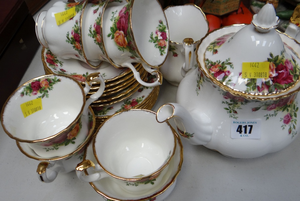 A Royal Albert 'Old Country Roses' part-teaset