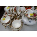 A Royal Albert 'Old Country Roses' part-teaset