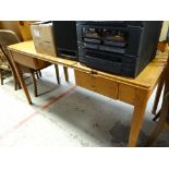 A vintage school house-type desk