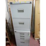 Two Office World multi-drawer filing cabinets
