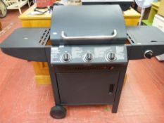 Tesco three burner gas BBQ, model no. RSH-009155, in excellent condition