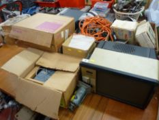 Large quantity of photographic equipment and slide projectors etc E/T