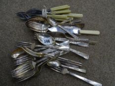 Box of loose EP and other cutlery