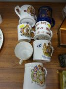 Small parcel of commemorative porcelain
