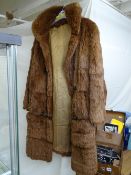 Vintage lady's fur coat
