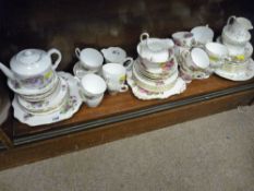 Tuscan, Wedgwood, Pimpernel and Moss Rose teasets etc