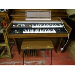 Yamaha electric organ and stool E/T