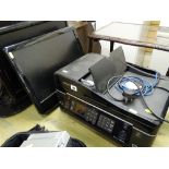Pair of small screen LCD TVs and an Epson SX600FW printer E/T