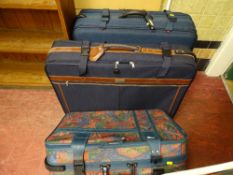 Three pieces of good modern luggage