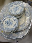 Parcel of Asiatic Pheasant dresser plates and platters