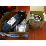 Box of household electrical items E/T
