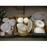 Large parcel (in three boxes) of Royal Doulton dinnerware