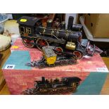 Two boxed locomotive models etc