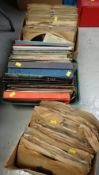 A quantity of gramophone records