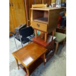 Small coffee table & two bedside chests