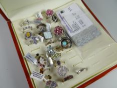 Box containing approx. twenty-six assorted GemsTV fancy rings