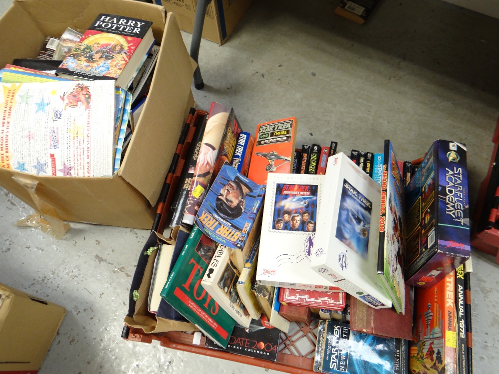 Quantity of mixed books & small electrical items etc E/T