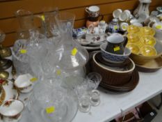 A very large quantity of mixed china & pottery, highlights including Royal Doulton character jug,