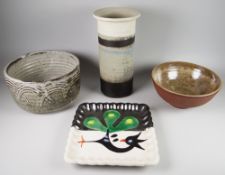 Various studio pottery, unattributed