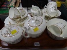 Quantity of gilt teaware