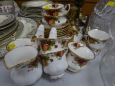 A quantity of Royal Albert 'Old Country Roses' teaware