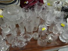 A parcel of glassware