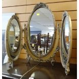 A fancy tri-fold mirror