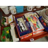 Collection of various boxed diecast vehicles including Tetley, Roundtree's etc