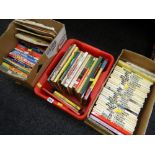Collection of various vintage annuals including two Girl annuals (no.1 & no.4), football books & se