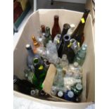 Quantity of old bottles etc