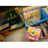 Quantity of vinyl records & a quantity of reference books