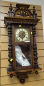 Mid-twentieth century Vienna-style wall clock