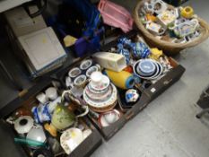 A quantity of household items, china, collectables etc