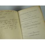 An early possibly 1849 volume of 'Llysieu-lyfr Teuluaidd'