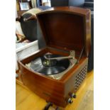 A Pye Monarch vintage record player