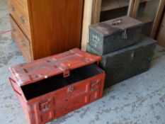 Three tool boxes