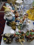 Collection of ornamental figurines