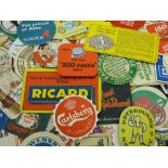 Collection of vintage beer mats