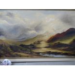 JEAN RENNIE oil on canvas - titled 'Beddgelert'