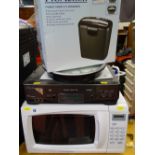 Cookworks microwave oven and a Pro-action paper shredder etc E/T